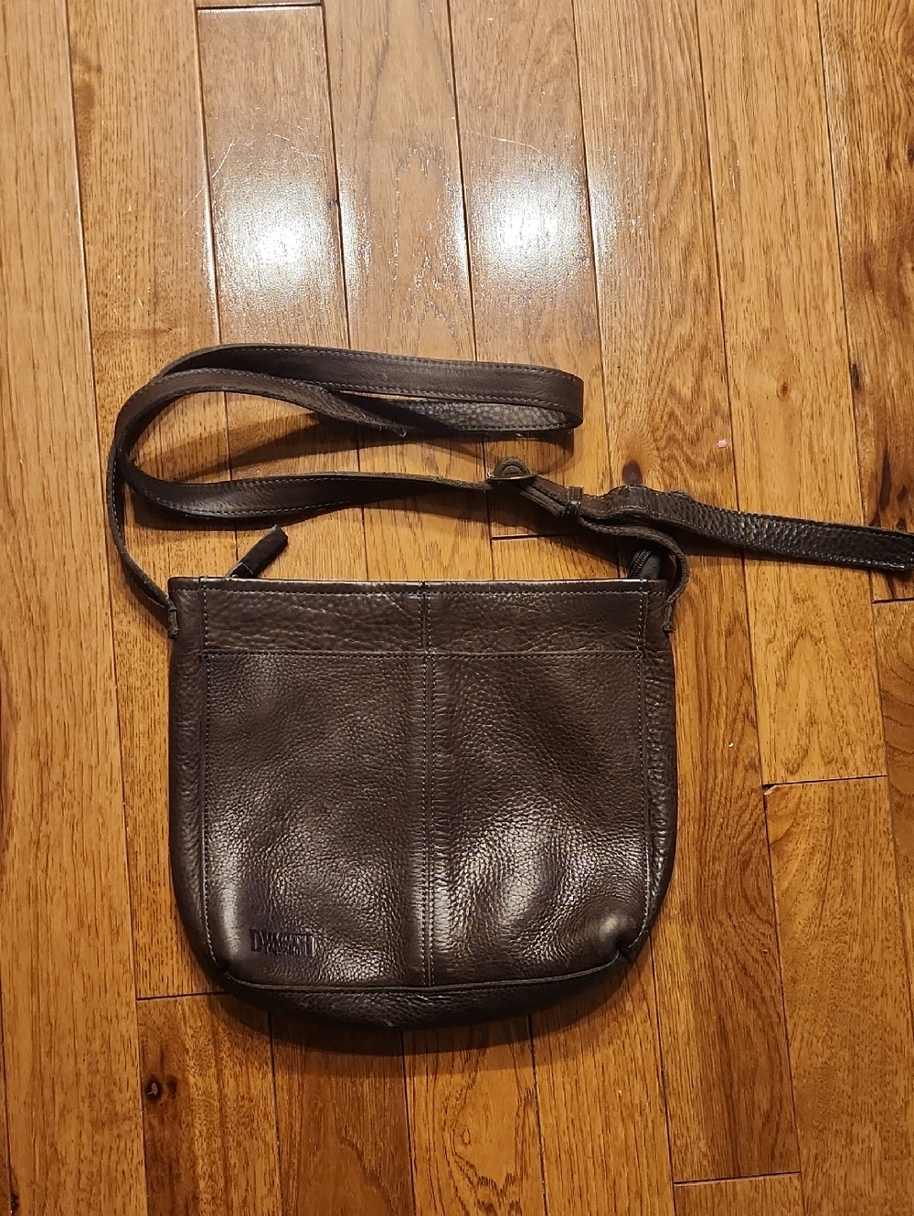 Duluth Trading Co.Brown Leather Crossbody Bag for Men